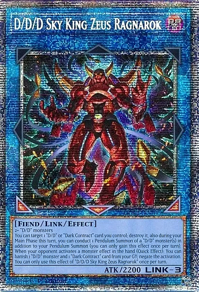 D/D/D Sky King Zeus Ragnarok - DOOD-049 - Starlight Rare