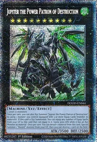 Jupiter the Power Patron of Destruction - DOOD-044 - Starlight Rare