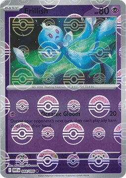 Frillish (WHT 044) - Common (Pokeball Foil)