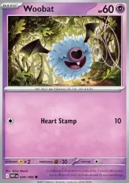 Woobat (WHT 036) - Common (Foil)