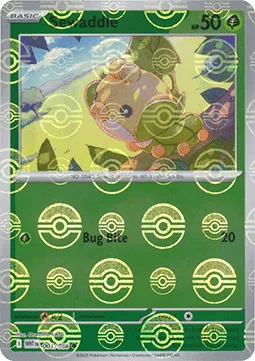 Sewaddle (WHT 001) - Common (Pokeball Foil)