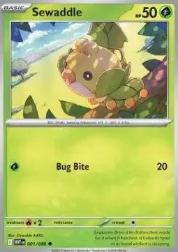 Sewaddle (WHT 001) - Common (Foil)