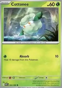 Cottonee (WHT 004) - Common (Foil)