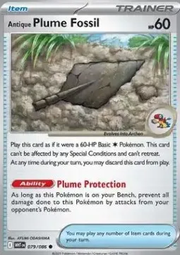 Antique Plume Fossil (WHT 079) - Common (Foil)