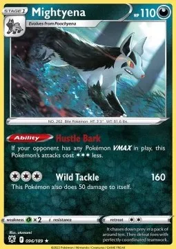 Mightyena (ASR 096) - Rare (Foil)