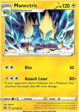 Manectric (LOR 055) - Rare (Foil)