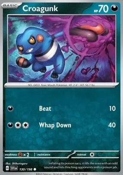Croagunk (SVI 130) - Common (Foil)