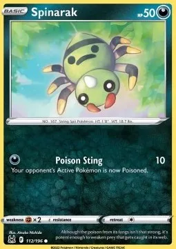 Spinarak (LOR 112) - Common (Foil)