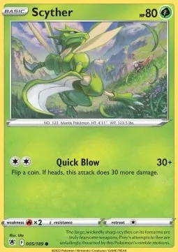 Scyther (ASR 005) - Common (Foil)