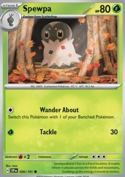 Spewpa (SSP 006) - Common (Foil)