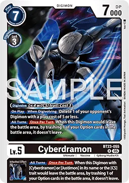 Cyberdramon - BT23-055 - Rare