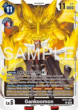 Gankoomon - BT23-057 - Rare