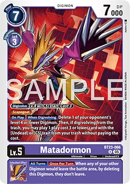 Matadormon - BT23-066 - Rare