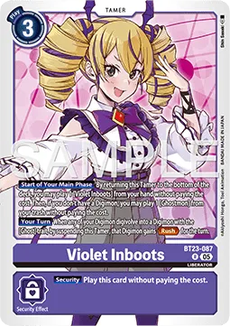 Violet Inboots - BT23-087 - Rare