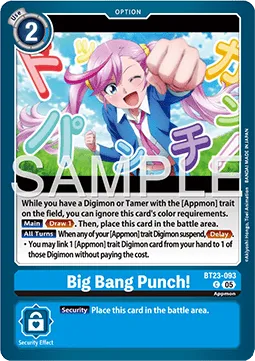 Big Bang Punch! - BT23-093 - Common
