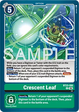 Crescent Leaf - BT23-095 - Common