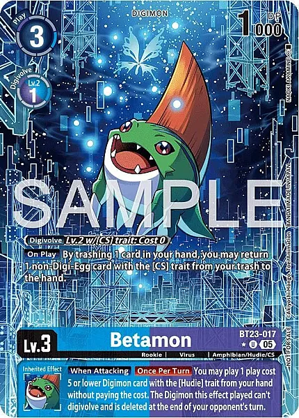 Betamon - BT23-017 - Alternative Art