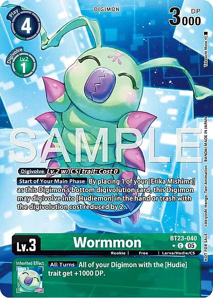 Wormmon - BT23-040 - Alternative Art