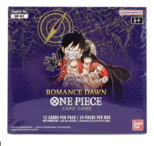 ONE PIECE CARD GAME - ROMANCE DAWN BOOSTER DISPLAY OP01 (24 PACKS) 1ST EDITION (BLUE BOTTOM) - EN