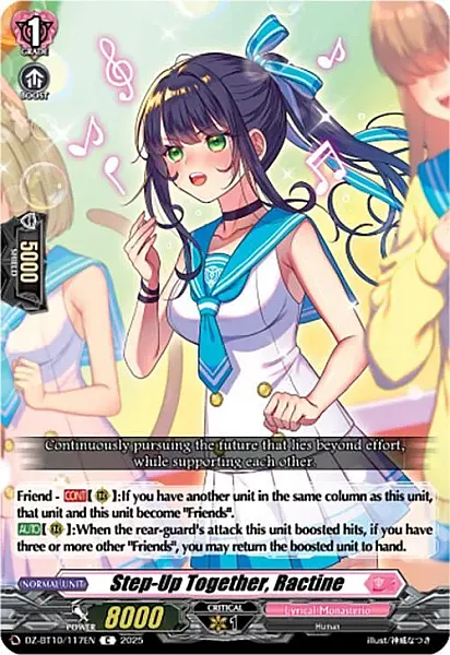 Step-Up Together, Ractine - DZ-BT10-117 - Common