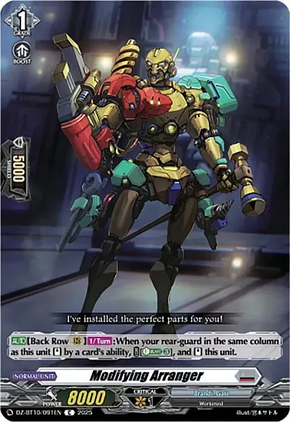 Modifying Arranger - DZ-BT10-091 - Common