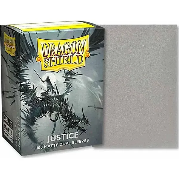 DRAGON SHIELD STANDARD DUAL MATTE SLEEVES - JUSTICE (100 SLEEVES)
