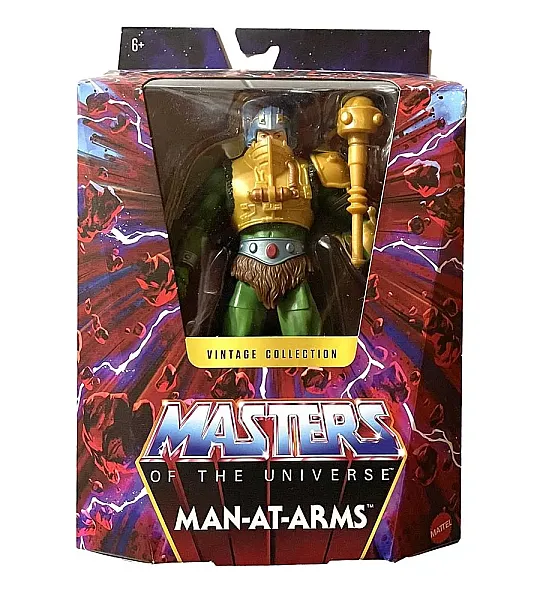 MASTERS OF THE UNIVERSE MASTERVERSE VINTAGE COLLECTION ACTION FIGURE MAN-AT-ARMS 18 CM