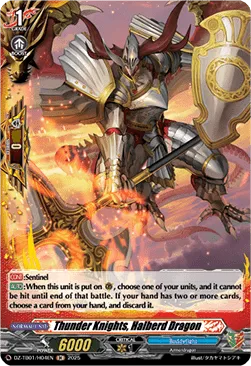 Thunder Knights, Halberd Dragon - DZ-TB01-H04 - Holo