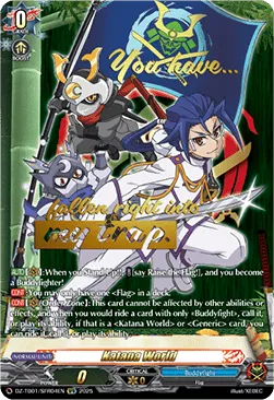 Katana World - DZ-TB01-SFR04 - Secret Rare