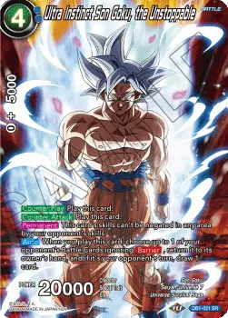 Ultra Instinct Son Goku, the Unstoppable - DB1-021 - Super Rare