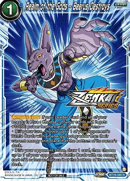 Realm of the Gods - Beerus Destroys - BT16-045 - Rare