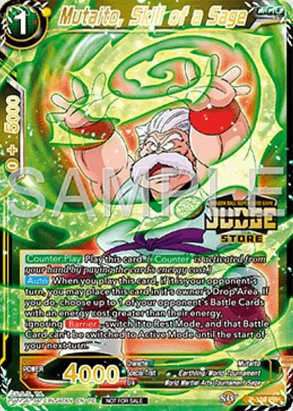 Mutaito, Skill of a Sage - P-159 - Promo (Judge Foil)