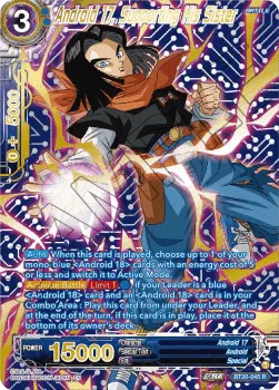 Android 17, Supporting His Sister - BT20-045 - Rare (Gold Foil)
