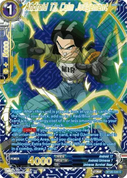 Android 17, Calm Judgement  - BT20-033 - Common (Gold Foil)