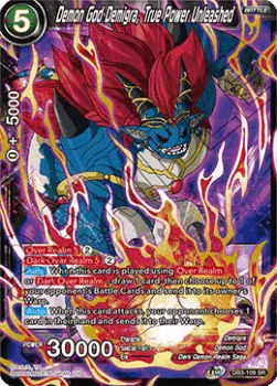 Demon God Demigra, True Power Unleashed - DB3-109 - Super Rare