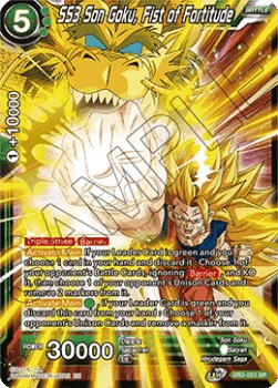 SS3 Son Goku, Fist of Fortitude - DB3-052 - Super Rare