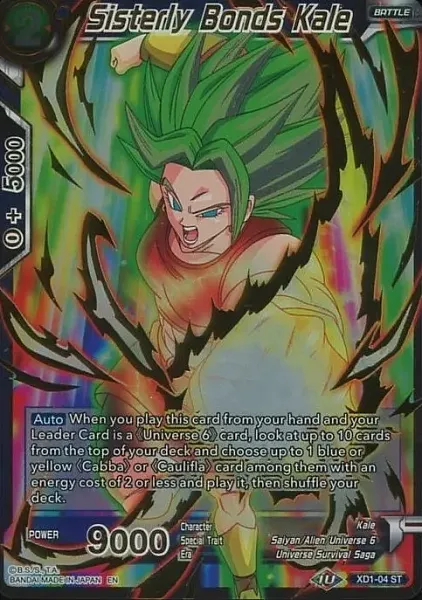 Sisterly Bonds Kale - XD1-04 - Starter Rare (Gold Foil)