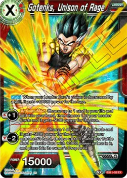 Gotenks, Unison of Rage - EX11-02 - Expansion Rare