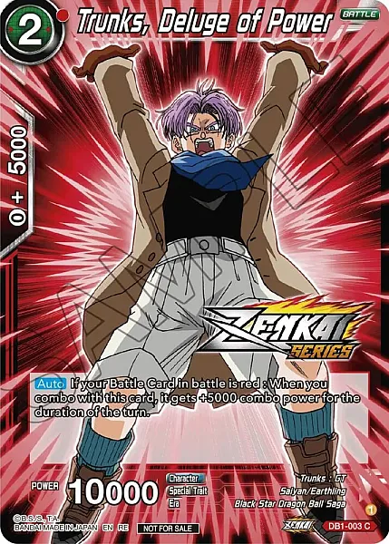 Trunks, Deluge of Power - DB1-003 - Common