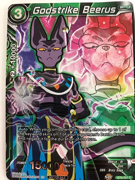 Godstrike Beerus - BT6-057 - Common (Event Pack)