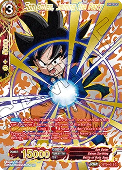 Son Goten, Joining the Party - BT24-012 -- Common (Gold Foil)