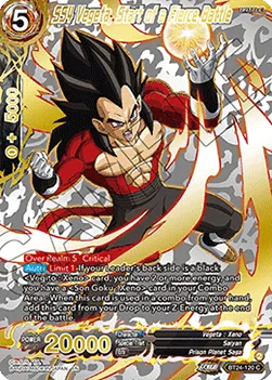 SS4 Vegeta, Start of a Fierce Battle - BT24-120 -- Common (Gold Foil)