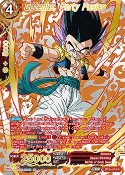 Gotenks, Party Fusion - BT24-016 -- Rare (Gold Foil)