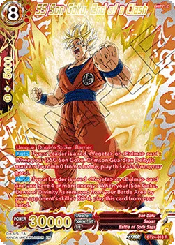 SS Son Goku, End of a Clash - BT24-010 -- Rare (Gold Foil)