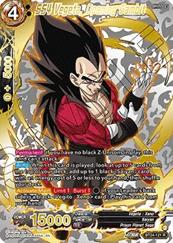 SS4 Vegeta, Opening Gambit - BT24-121 -- Rare (Gold Foil)