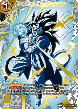 Sparking Kamehameha - BT24-124 -- Common (Gold Foil)