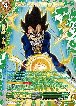 Vegeta, Face-Off With an Emperor  - BT24-065 -- Rare (Gold Foil)