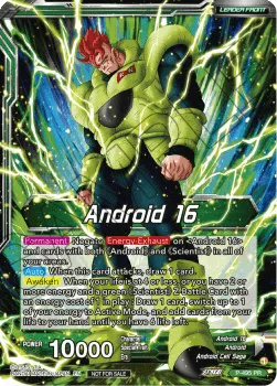 Android 16 - Android 16, Created By Dr, Gero - P-495 - Promo (Winner Gold Foil)