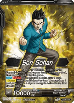 Son Gohan - SS4 Son Gohan, Awakened Ability - P-243 - Promo (Winner Gold Foil)