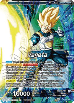Vegeta - SSG Vegeta, Crimson Warrior - P-360 - Promo (Gold Foil)